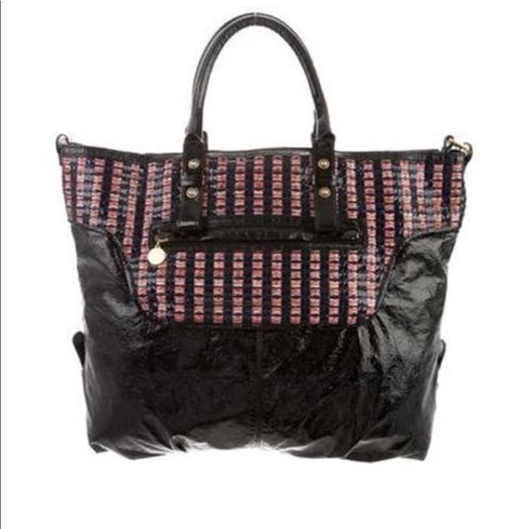 Stella McCartney Handbags - 👜HP👜Stella McCartney Raffia Vegan Satchel Bag